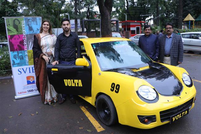 SVIET student develops high speed electric car