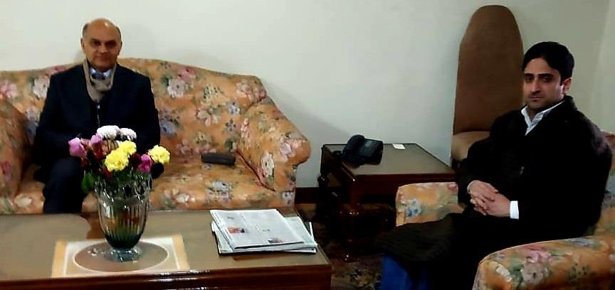 Mayor SMC calls on Advisor Sharma