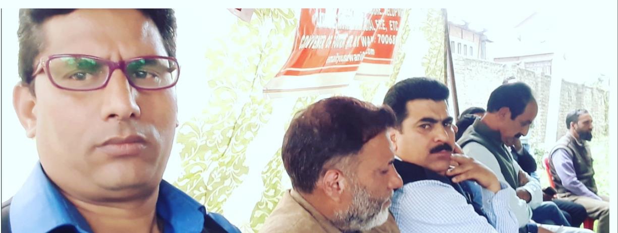 EJAC 3rd front commiserates with Abdul Ahad Bandroo over his Uncle’s demise