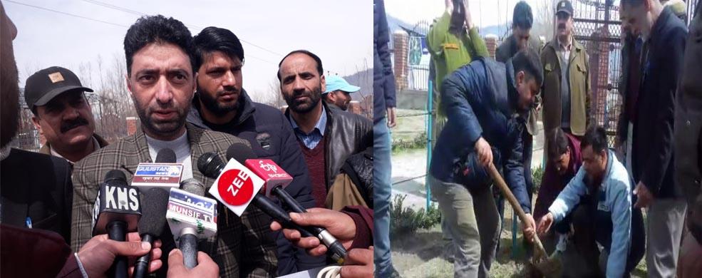 Social Forestry Deptt continues plantation drive at Handwara