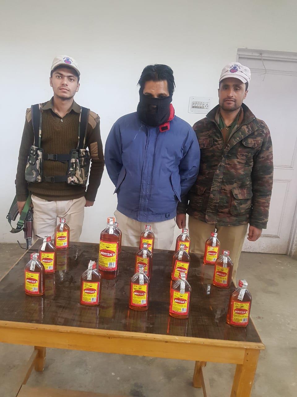 Illicit liquor seized in Doda, accused arrested: Police
