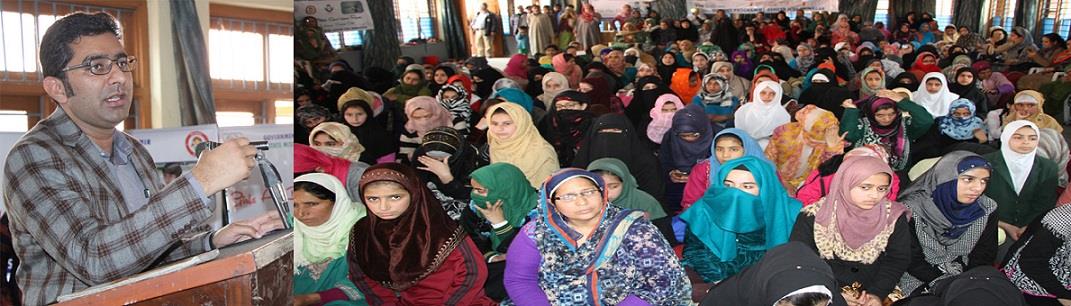 DC Srinagar for genuine efforts aimed at empowerment of women