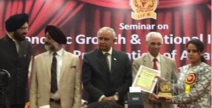 Kathua research scholar gets ‘Rashtriya Gaurav Award’