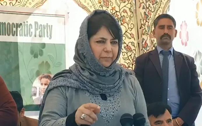 Scarping Article 35-A will sever JK’s relation with Indian Union forever: Mehbooba