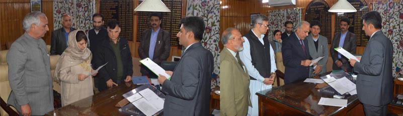 LS Polls: Mehbooba, G A Mir, Masoodi, Zaffar file nomination papers for South Kashmir constituency