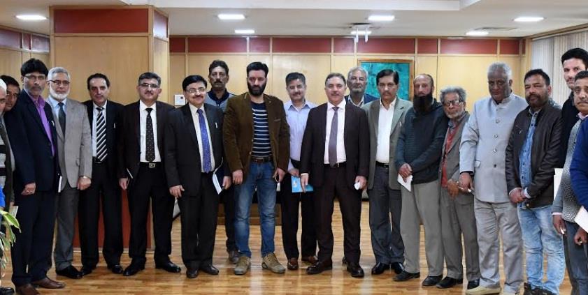 KTMF delegation calls on J&K Bank Chairman