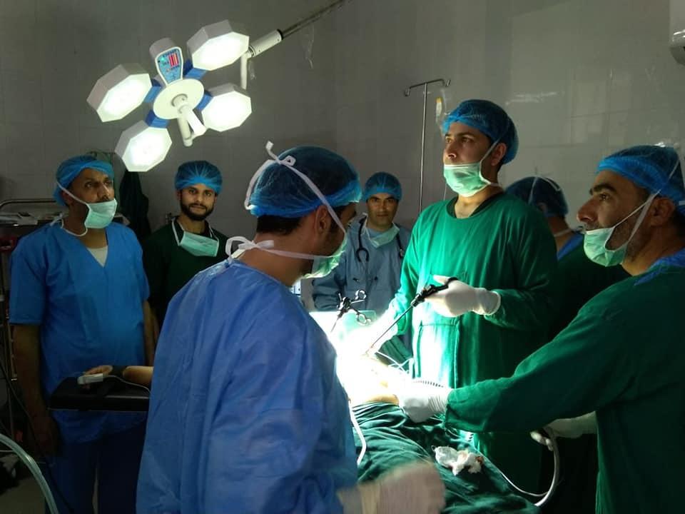 For the first time, Laparoscopic surgery facility started in SDH Tral
