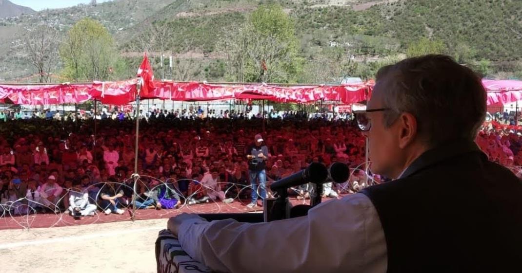 BJP-PC two faces of same coin, their agenda is to obliterate every spec of our identity: Omar Abdullah