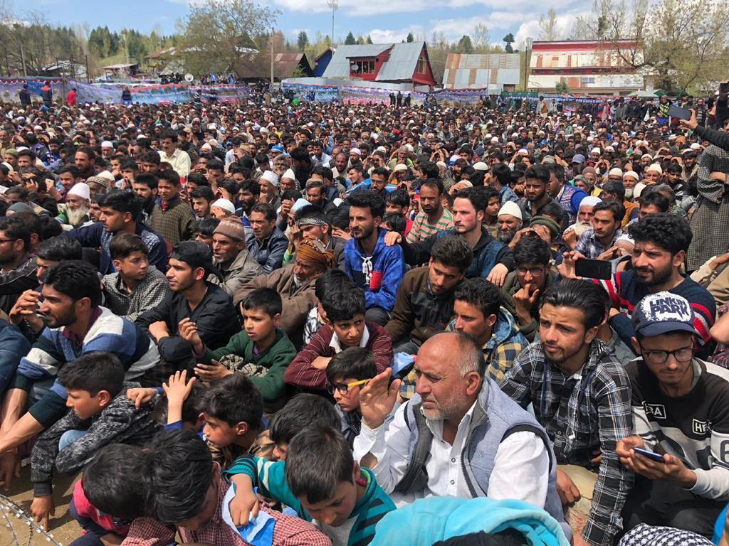 Massive show of strength by PC in Langate