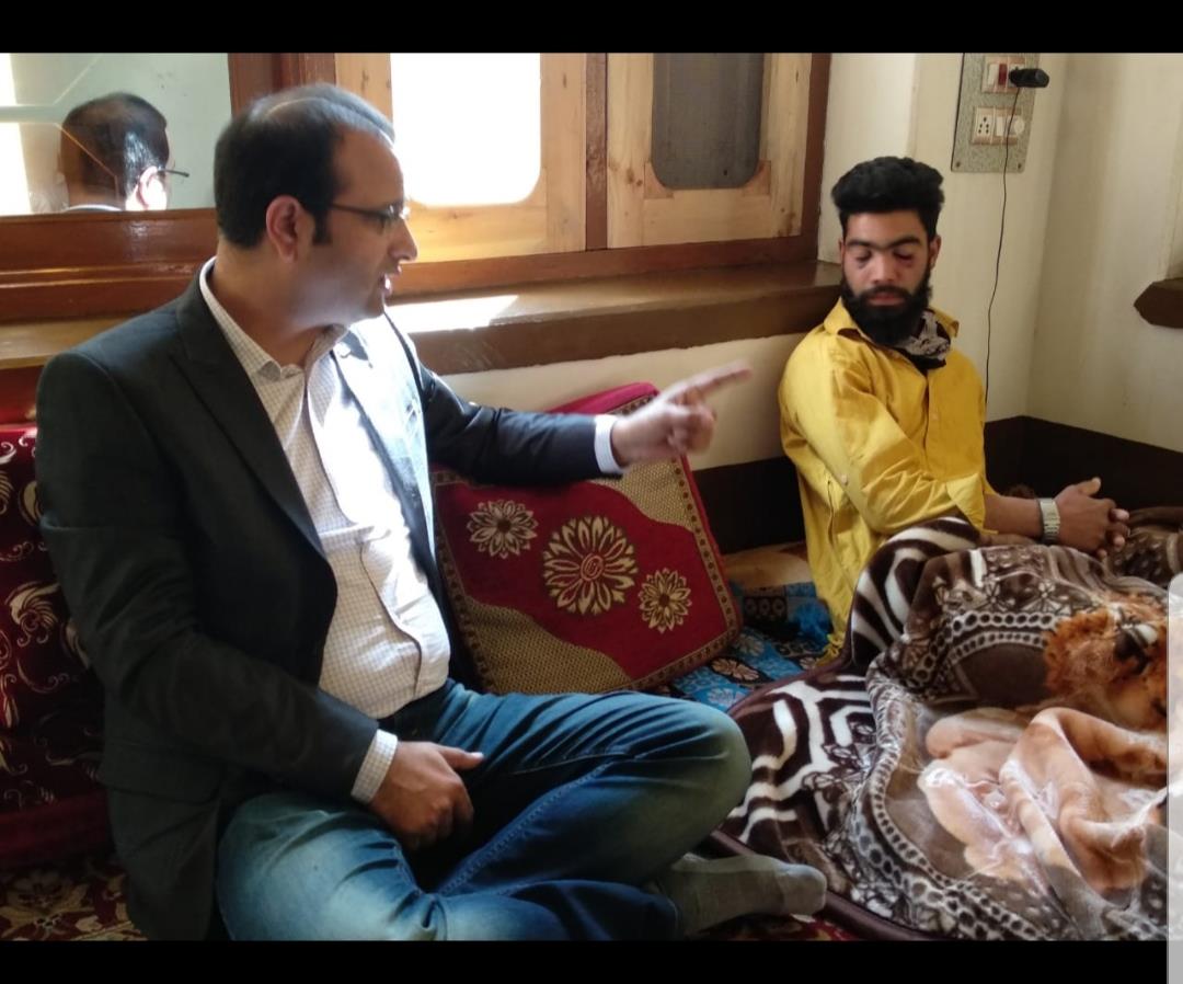 JKPM leader Iqbal Tahir visits Bijbehara