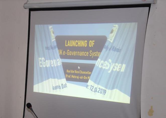 CUK VC launches e-Governance system in varsity