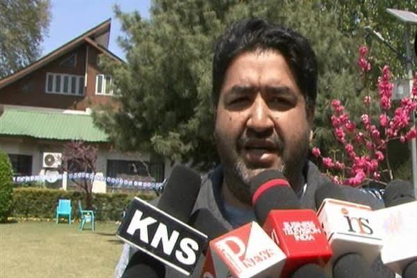 Irfan Ansari greets people on Baisakhi