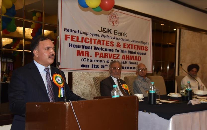 5th conference of J&K Bank Retired Employees Welfare Association held in Jammu