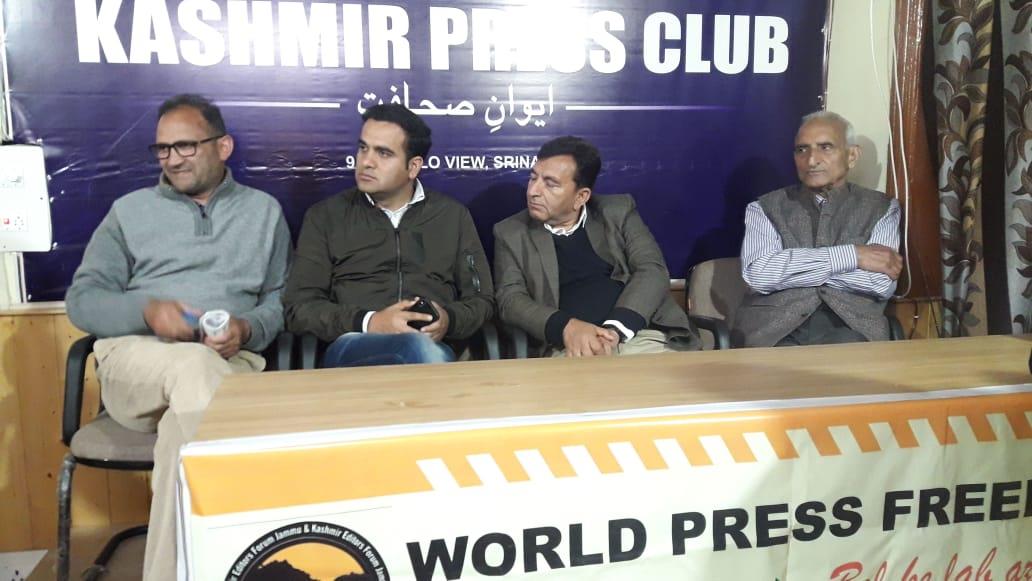 JKEF marks World Press Freedom Day, highlights challenges faced by media in Kashmir