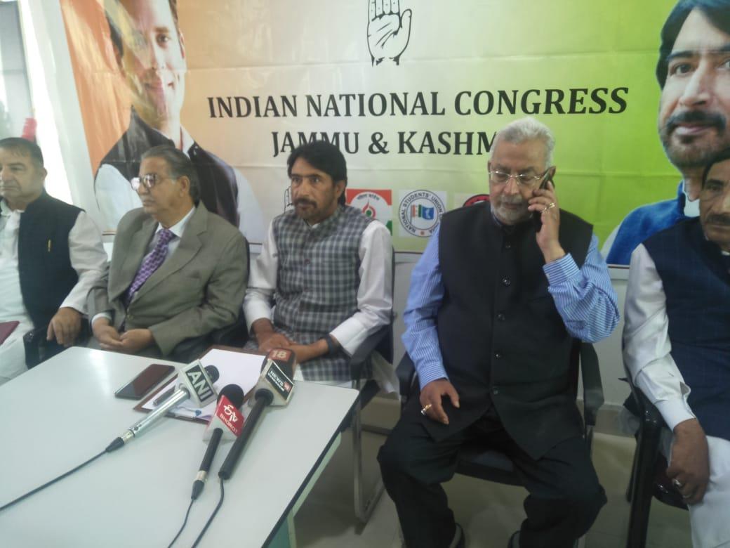 Congress demands holding of Assembly elections in JK