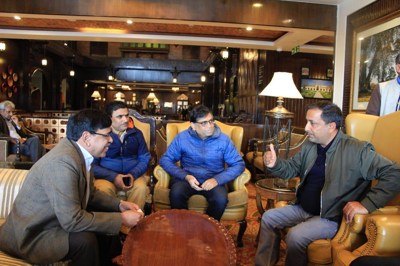 Union Secretary Tourism holds meet with Dir tourism Kashmir, tourism players