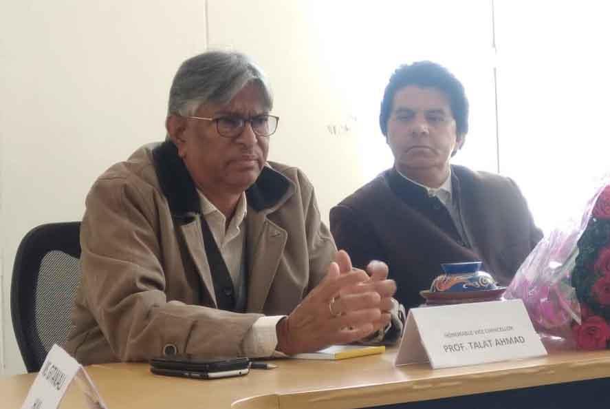 Prof Talat reviews functioning of Leh Campus