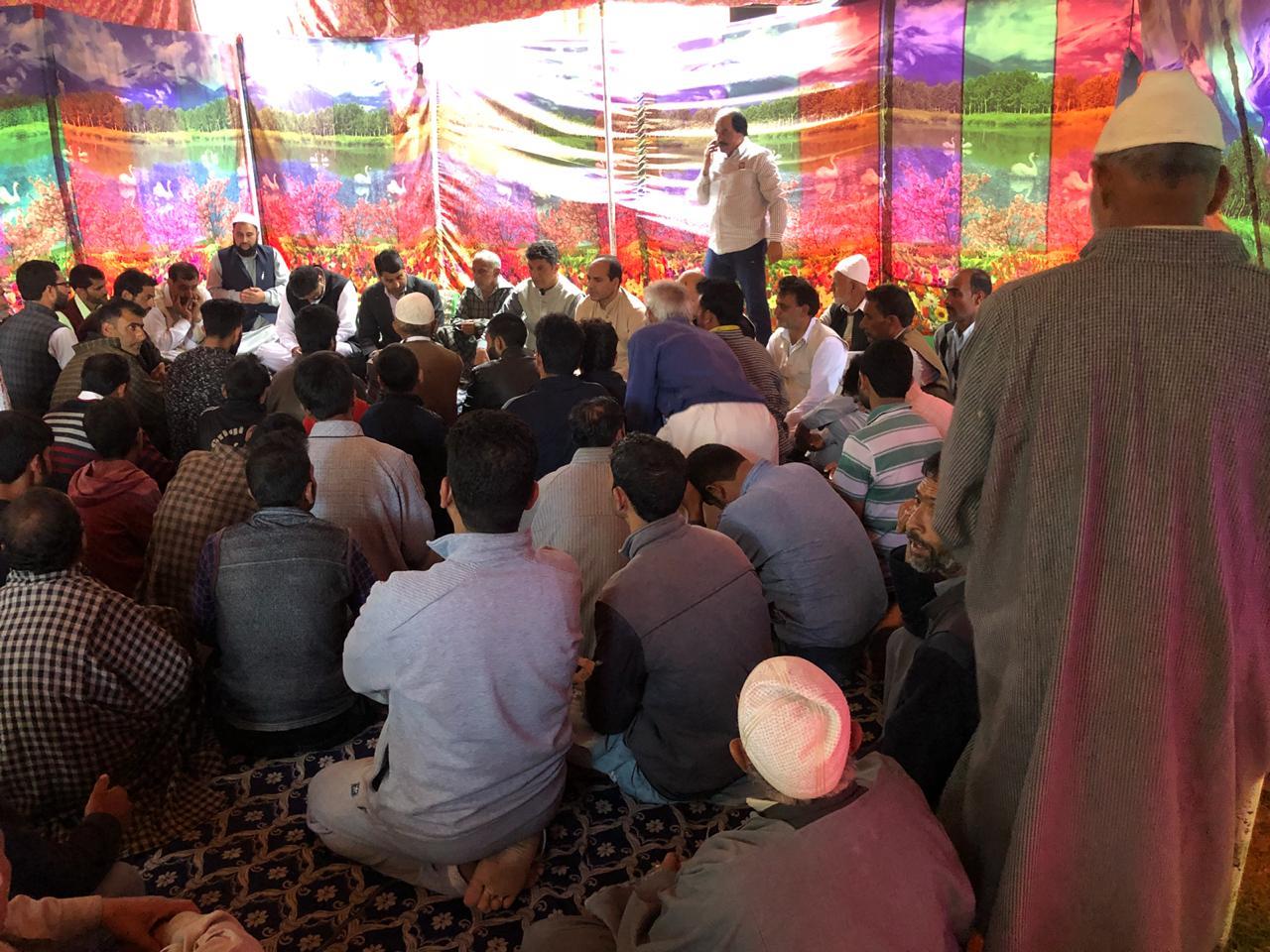 PDP delegation visits Chainabal, Pattan