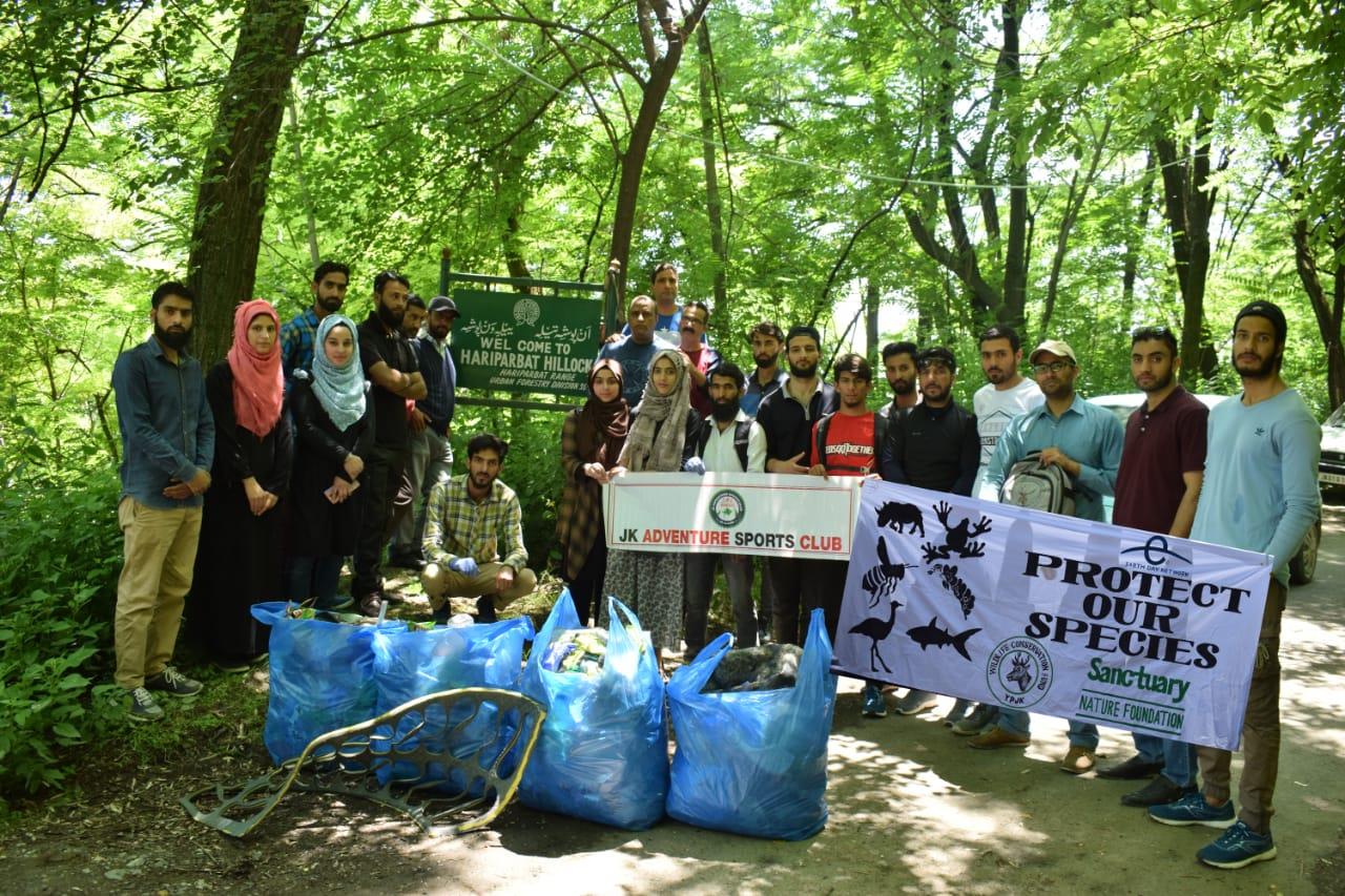 Cleaning drive held at Hari Parbat Fort