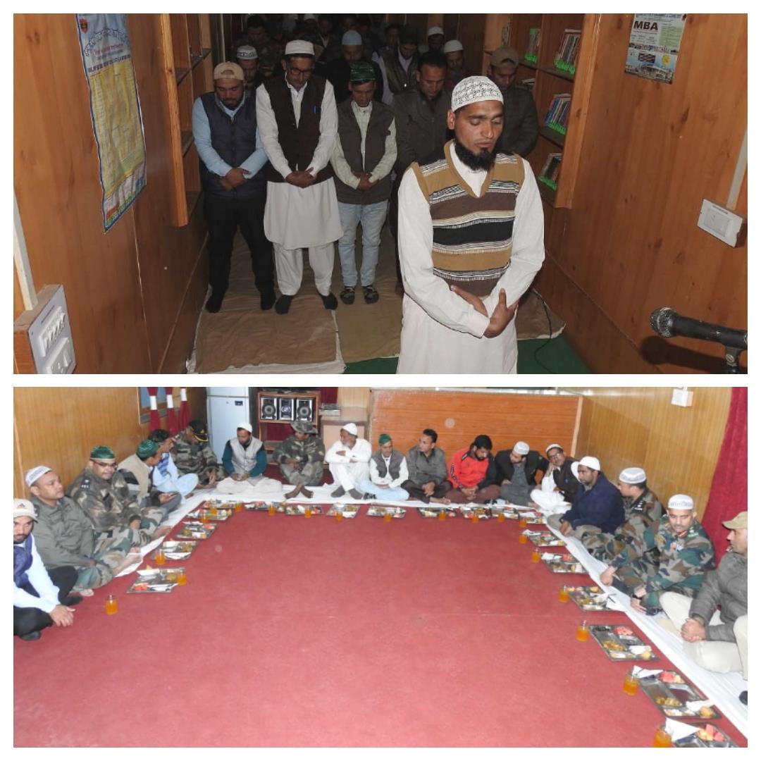 Army’s 17 INF organizes Iftaar party in Nowgam Kupwara