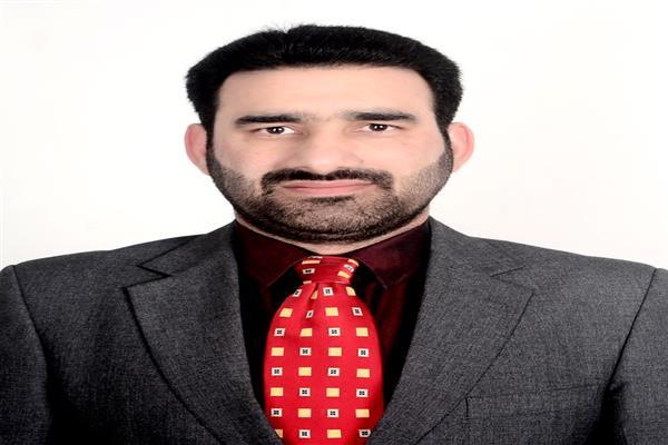 Qaiser Lone greets people on Eid