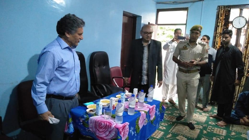 Advisors Ganai, Skandan, Sharma visit Yateem Trust Hostel