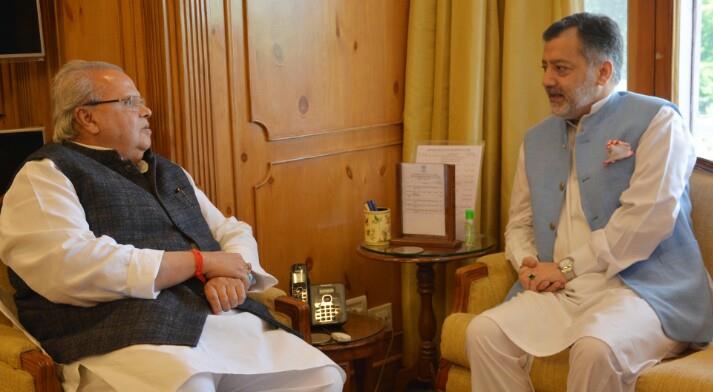 Imran Ansari meets Governor