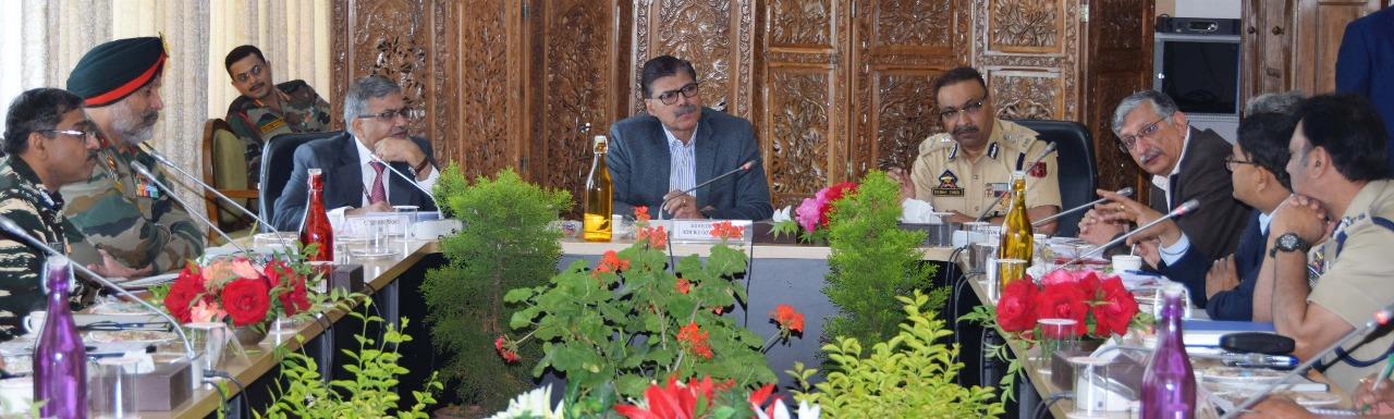 Amarnath Yatra-2019: Advisor Kumar chairs high level meet to discuss security, other arrangements