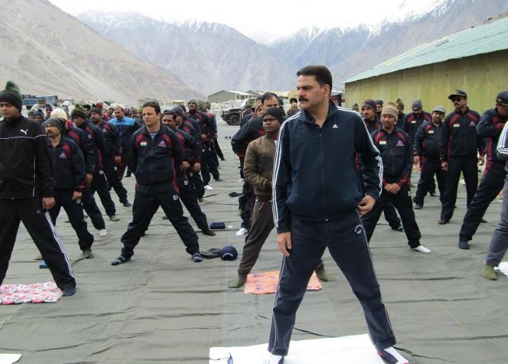 At Ladakh heights, Project Himank celebrates Yoga day