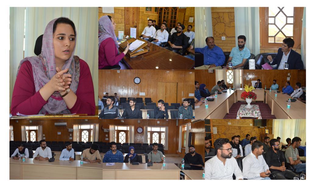 DDC Budgam interacts with media