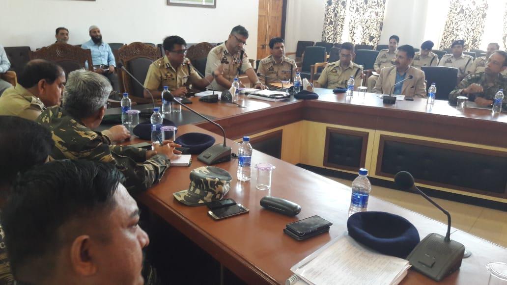DIG SKR chairs security review meeting ahead of Amarnath yatra