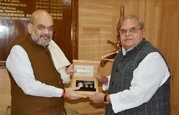 Governor, Union Home Minister discuss development of the State