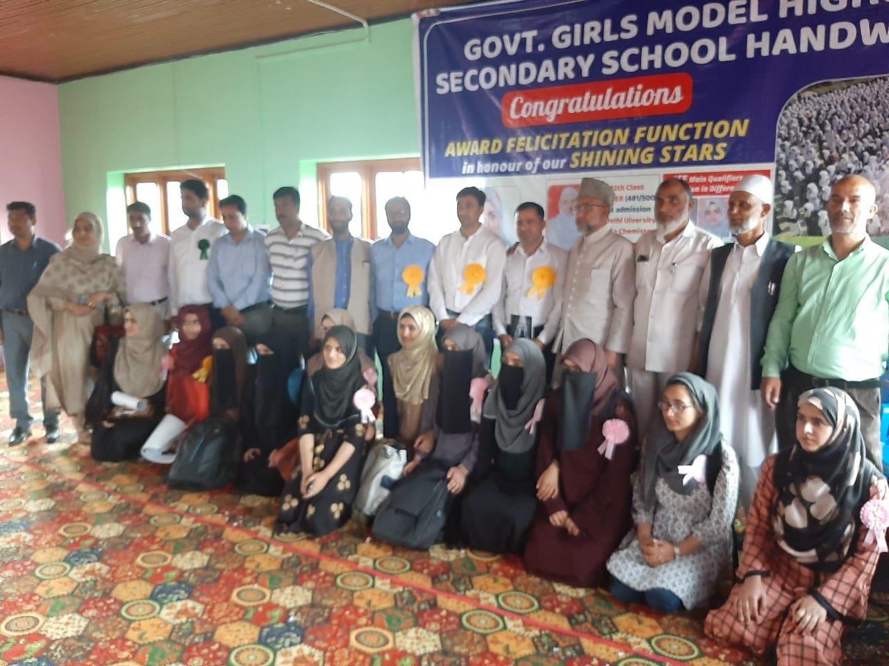JEE, NEET qualifiers felicitated at grand educational function at GHSS Handwara