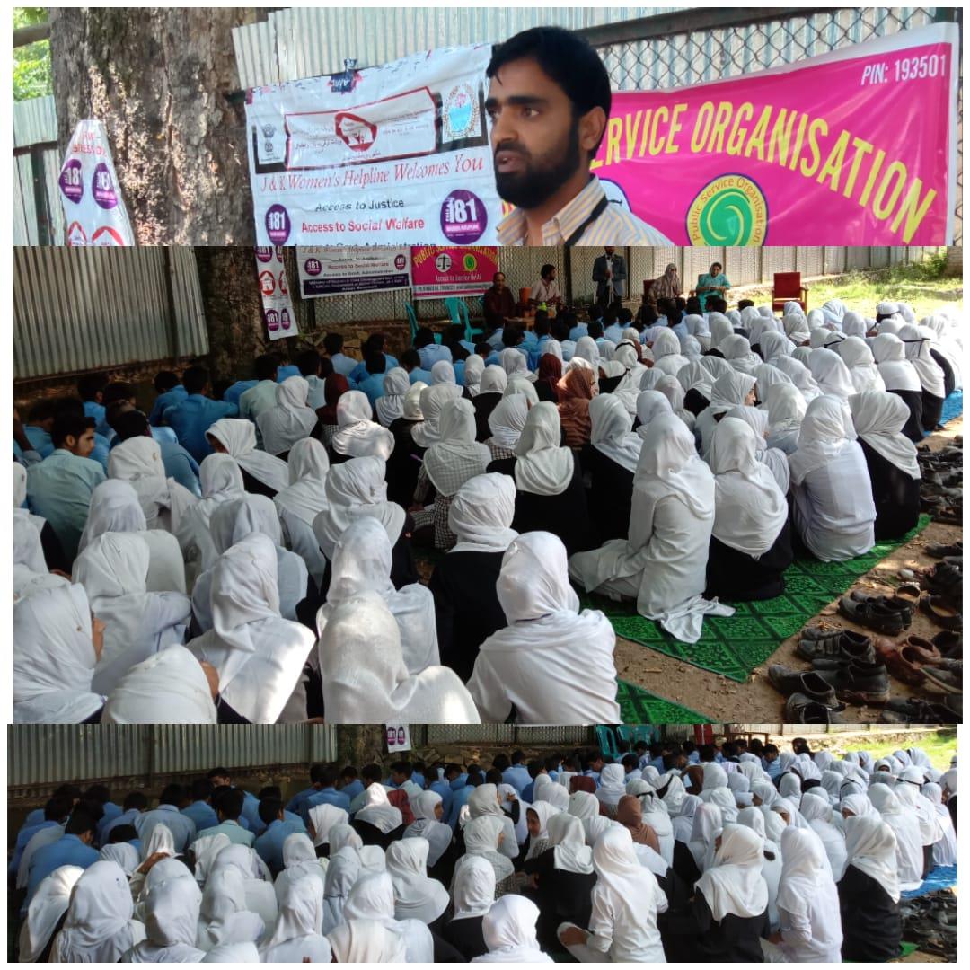 Women Helpline Service (181) organizes awareness camp in school