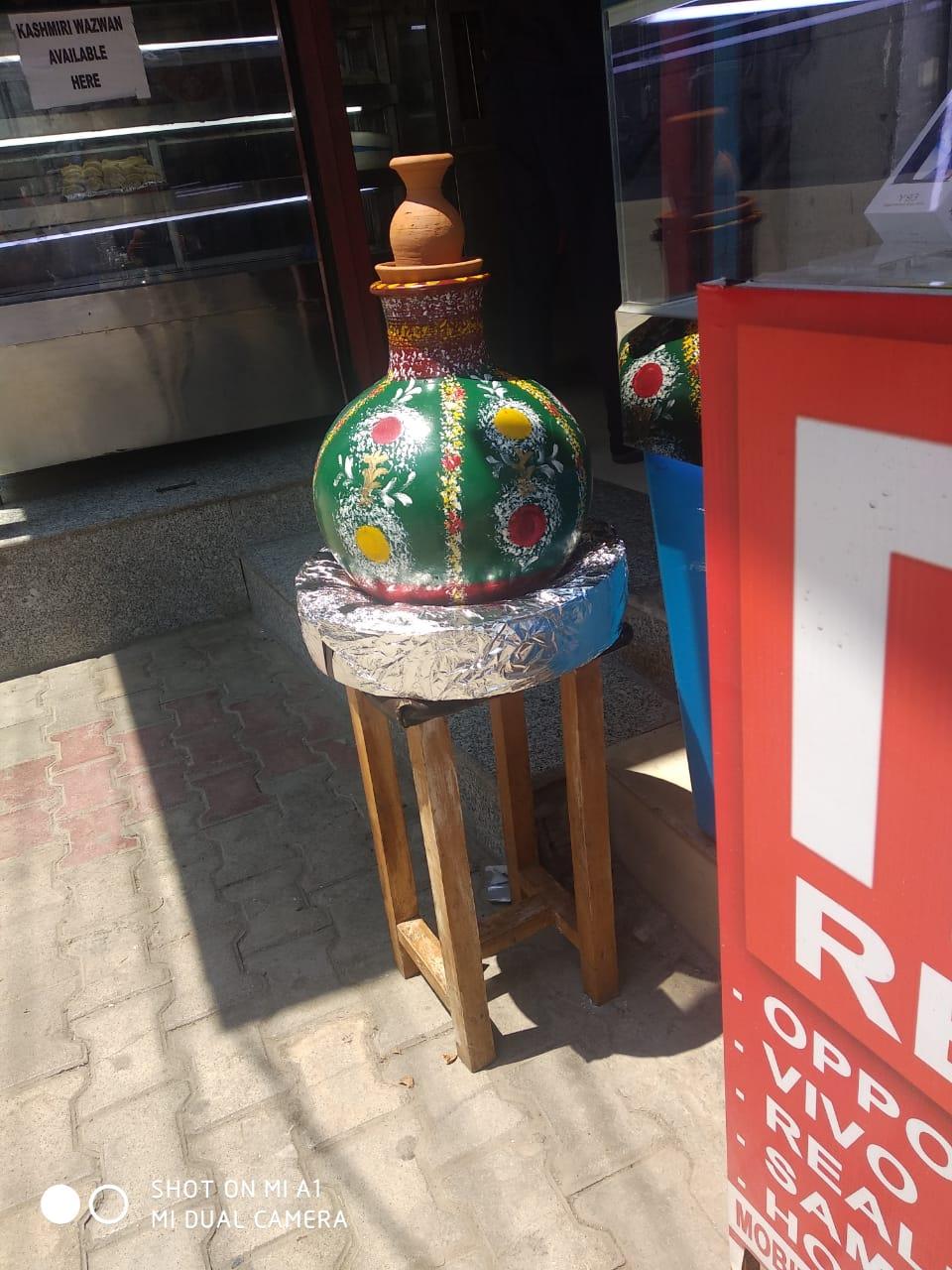 Eat Out Restaurant donates water pot for general public