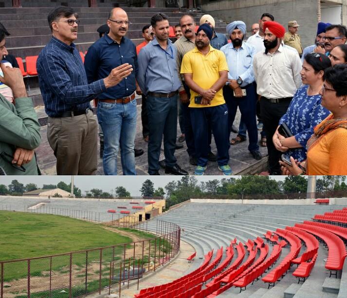 Advisor Kumar inspects development works at MA Stadium