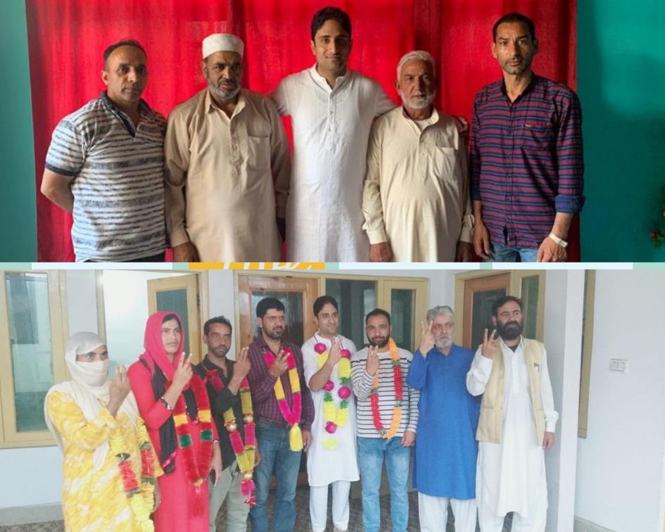 Former NC, PDP Halqa President’s from Sonwar, Corporators from Khansahib join Peoples Conference
