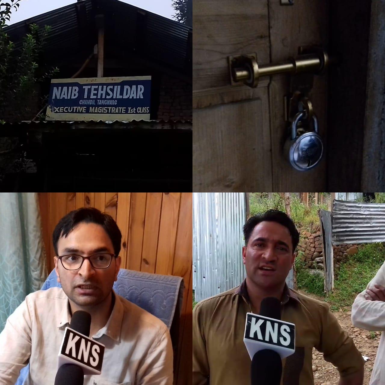 Naib Tehsildar’s office in Chandil, Tangmarg remains closed, locals anguished