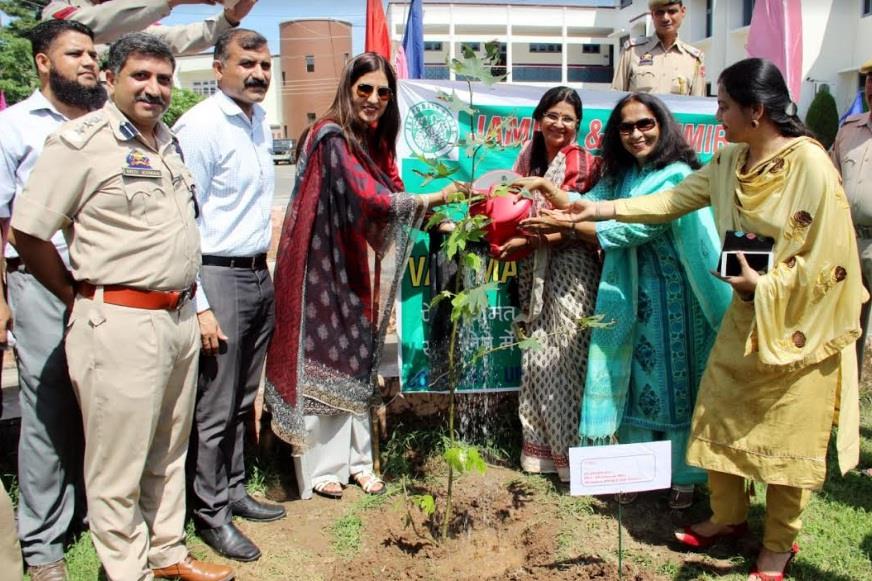 Plantation drive held at Police Public School Miran Sahib