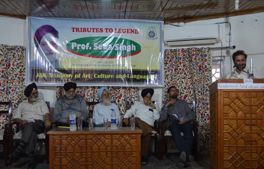 JKAACL pays rich tributes to Prof. Sewa Singh