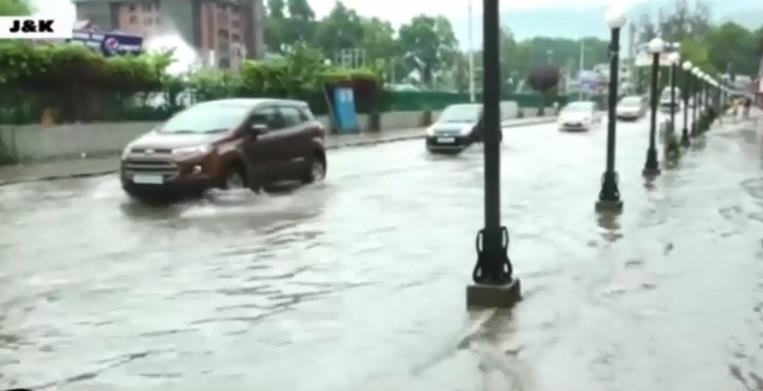 Rains submerge Srinagar parts, expose poor drainage system