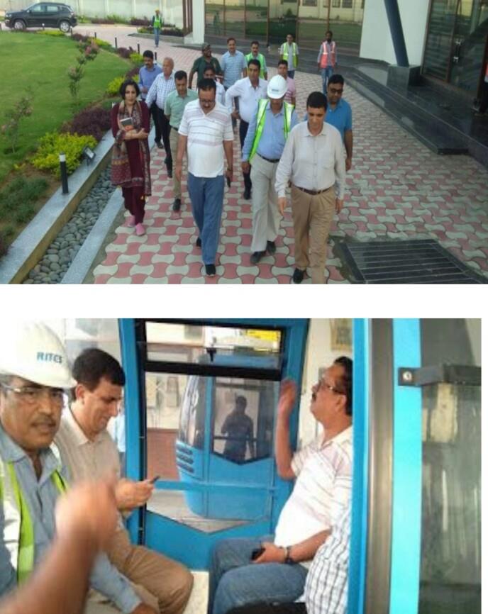 Principal Secy Tourism reviews progress on Jammu ropeway project