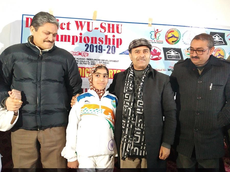 Wushu championship concludes at Tangmarg