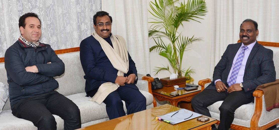 Ram Madhav meets Lt Governor