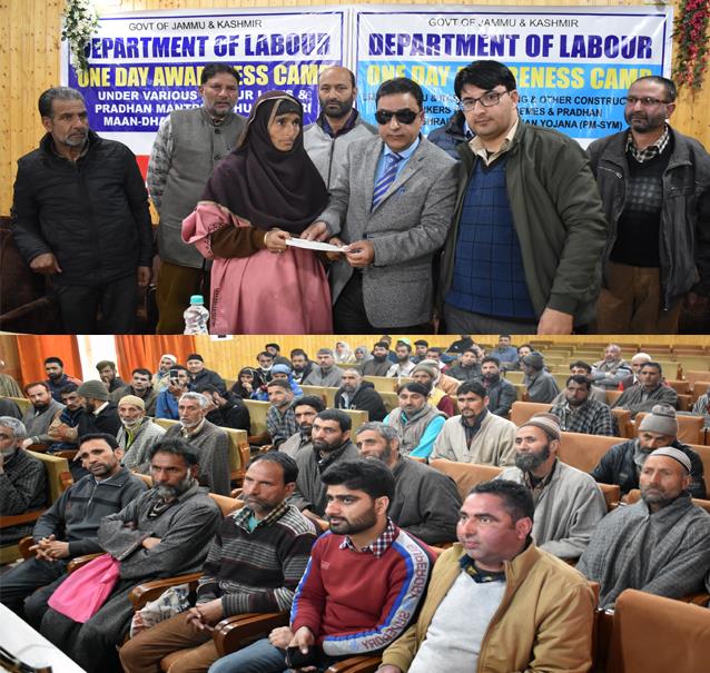 Labour Department organizes Awareness Camp in Kupwara