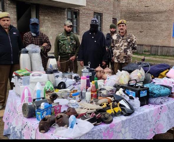 Sopore police solved Burgulary case , accused arrested stolen Property worth lacs recovered