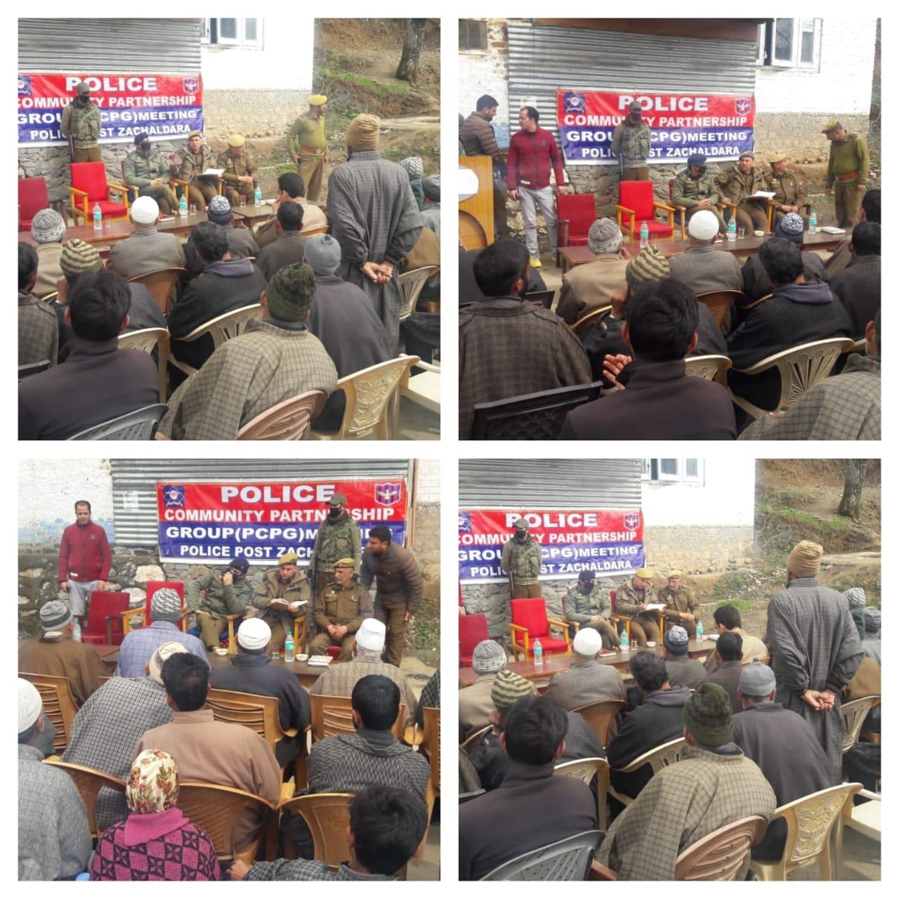 Police public meet held in Zachaldara, Handwara