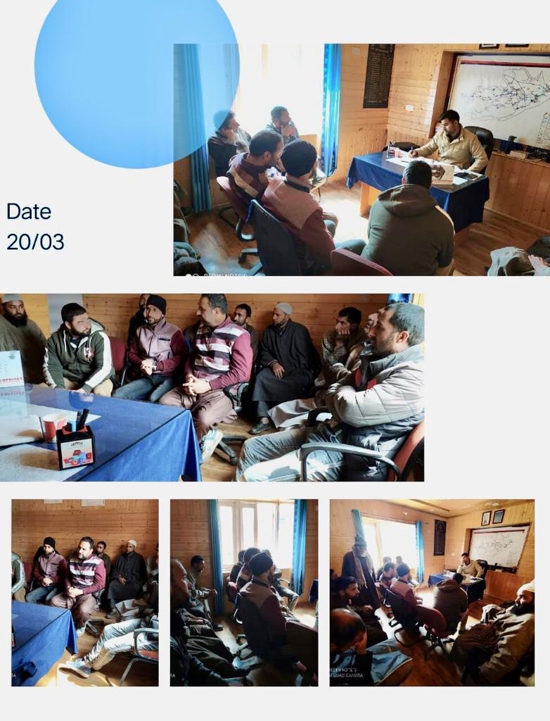 Handwara police organised awareness programmes on Coronovirus (COVID-19)