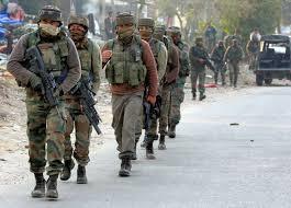 Encounter rages in Rafiabad village