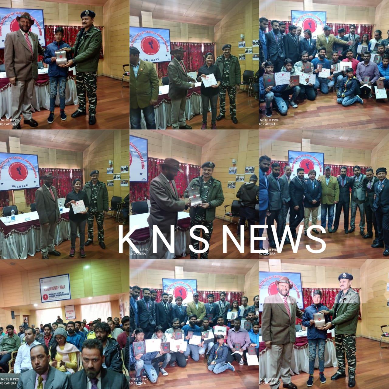 Ten Days skiing training course concluded in Gulmarg